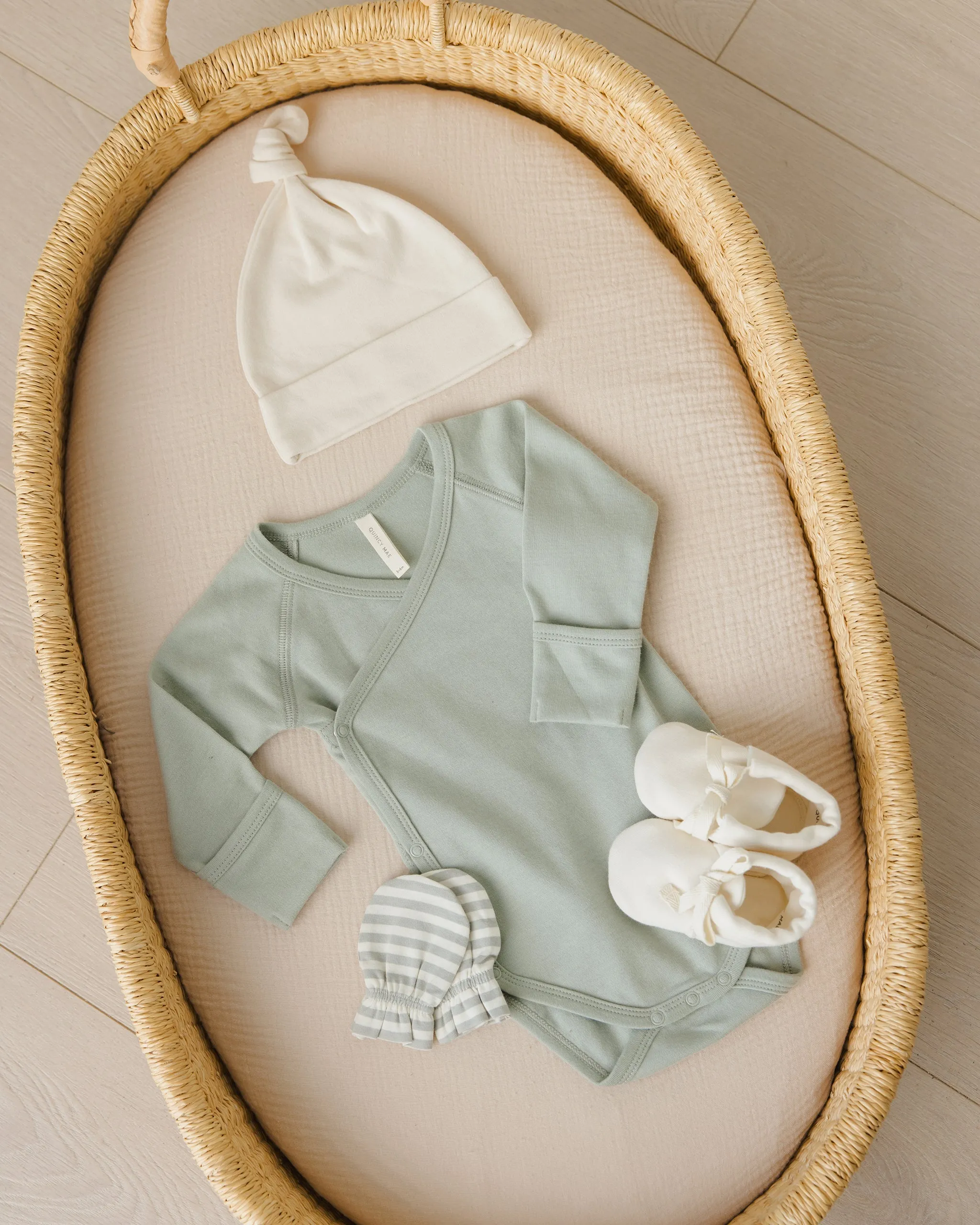 -Baby Booties || Natural-