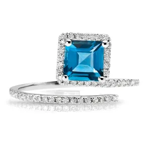 14kt Gold 1/4 ct tw Ring F VS Diamonds