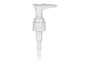 20-410 White Lotion Pumps And Caps For Cosmetic Packaging - Package Of 10 Pumps
