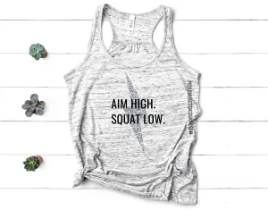 Aim High Squat Low Tank