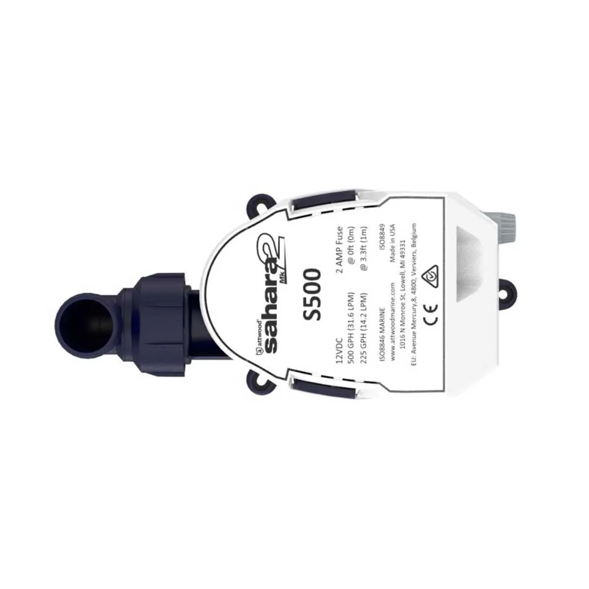 Attwood Sahara Mk2 800 GPH-12V - Automatic Bilge Pump