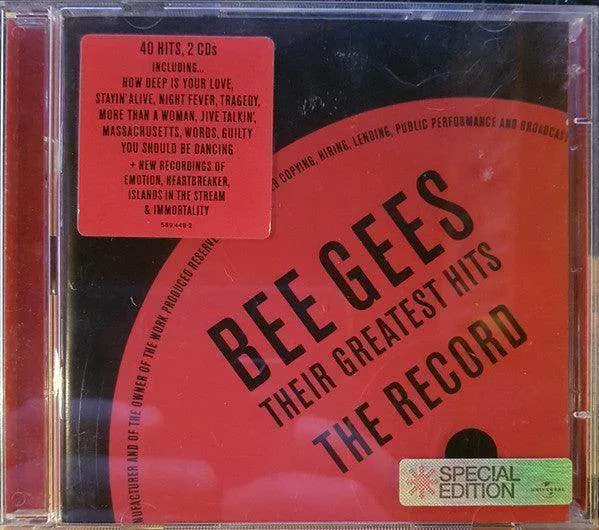 Bee Gees: Their Greatest Hits: The Record (2xHDCD, Comp, Spe)