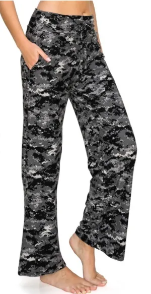 Black/Grey/White Camo Lounge/Sleep Pant