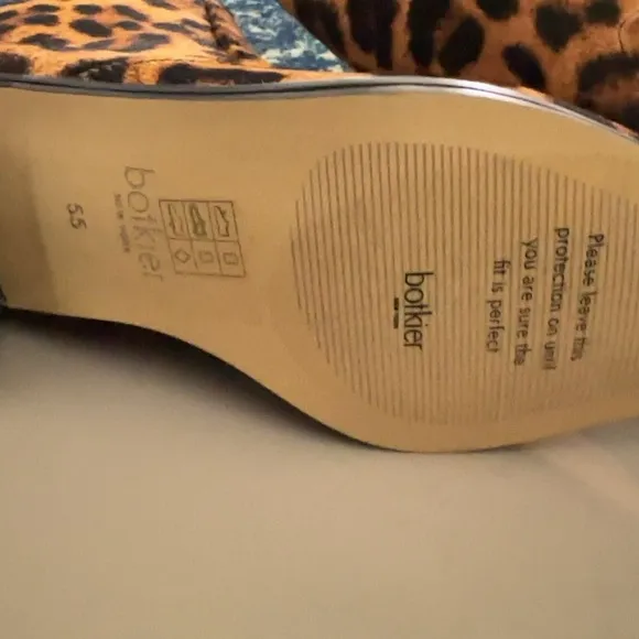 ✨Botkier✨Womens Greer Calf Hair Leopard Print Booties Brown Sz 5.5 ✨Retail $208✨