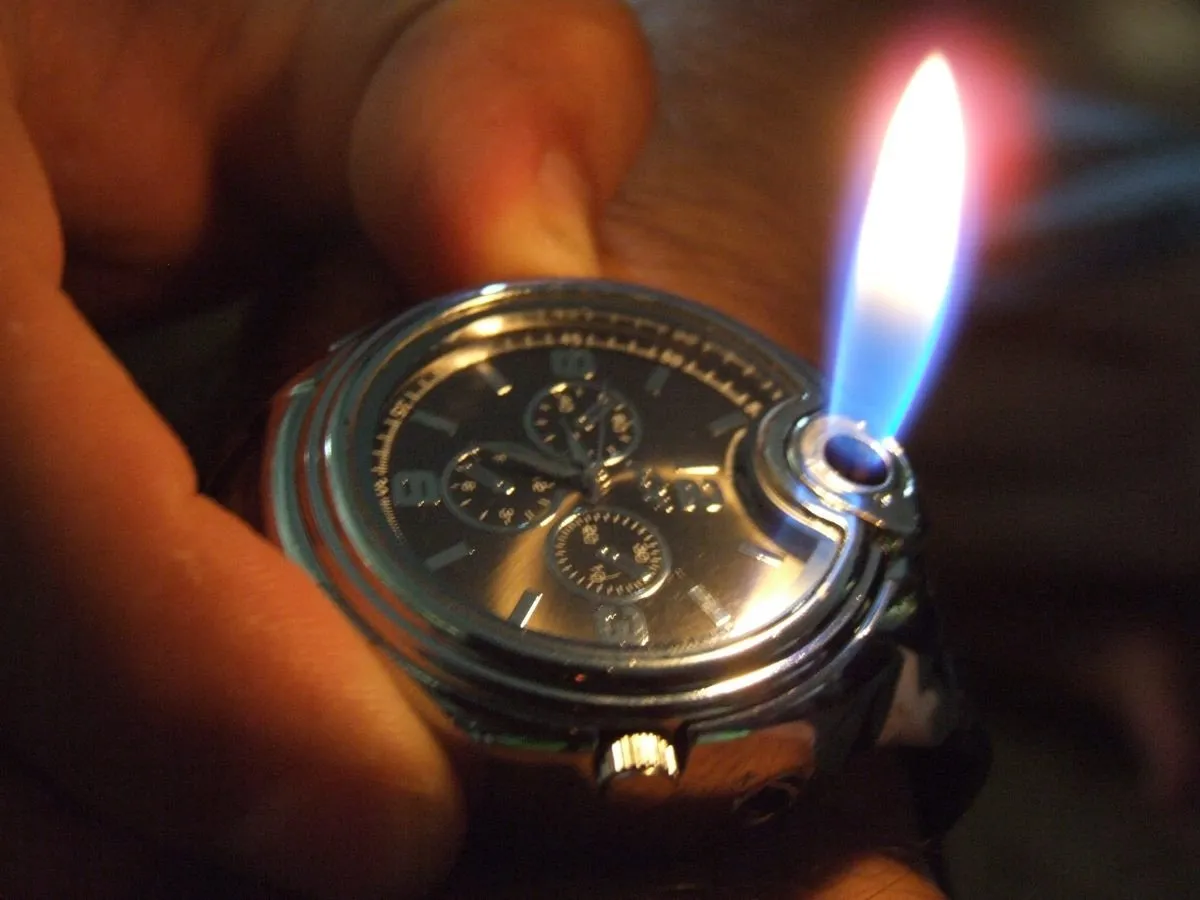 Butane Lighter Watch
