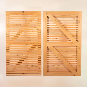 Cedar Slatted Gate Single