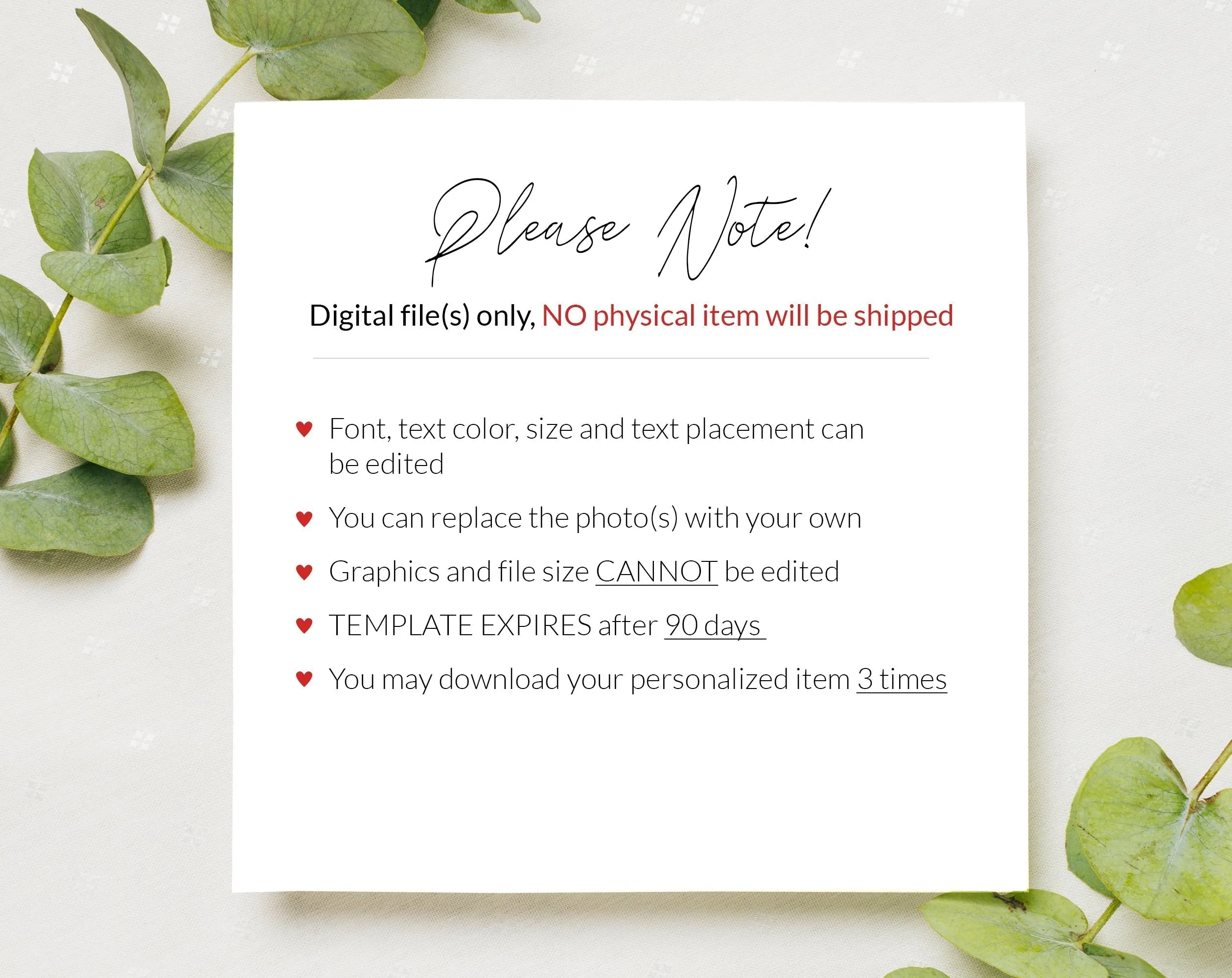 Christmas Digital Baby Announcement - White Hat