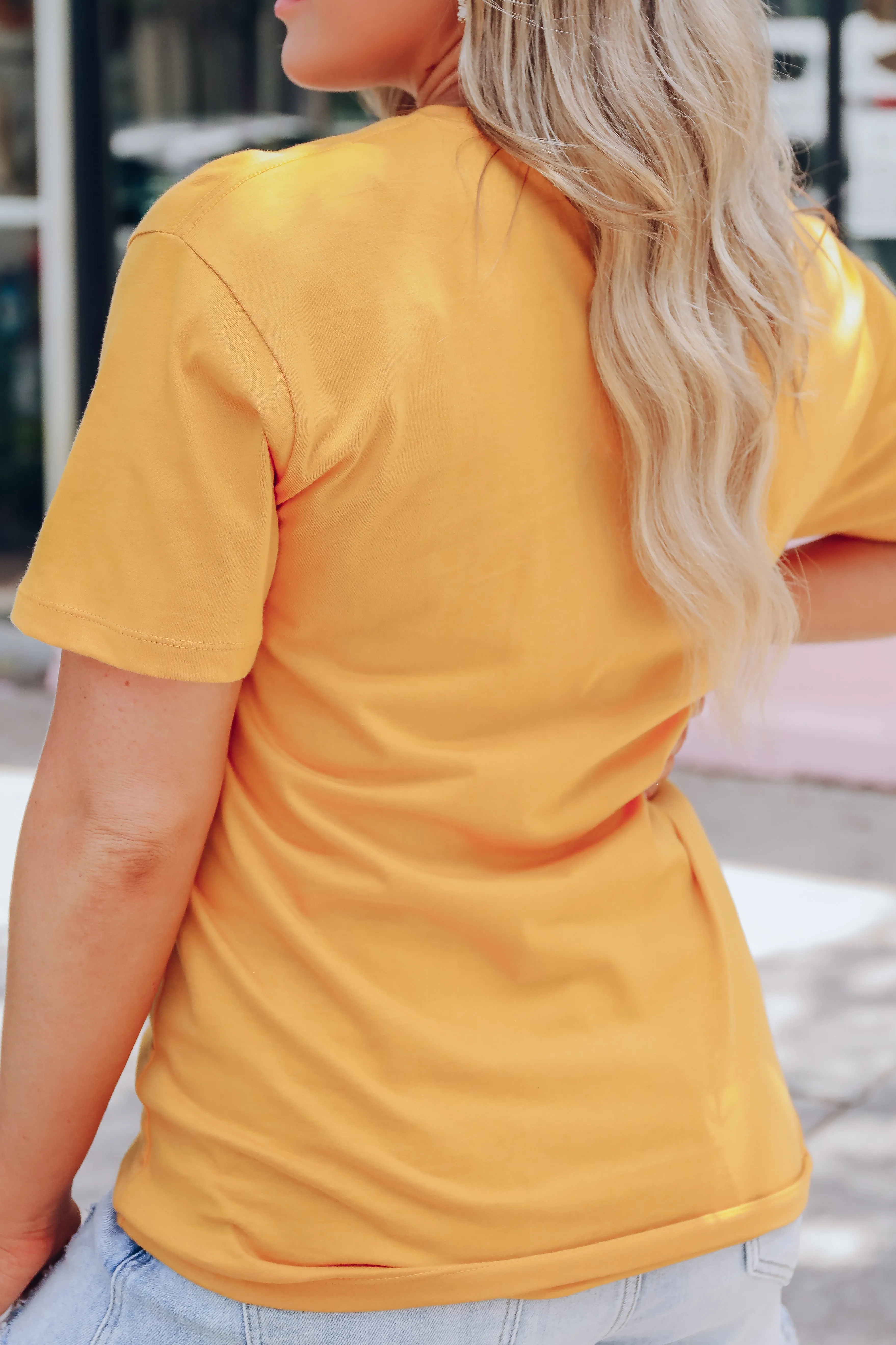 City Of Music Band Graphic Tee - Mustard