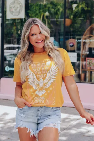 City Of Music Band Graphic Tee - Mustard
