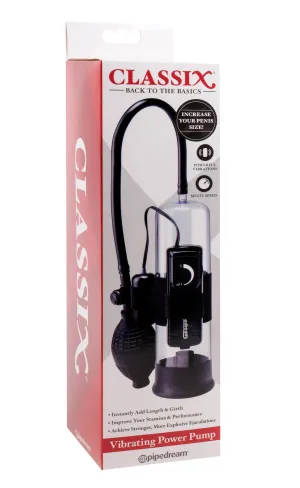 Classix Vibrating Power Penis Pump