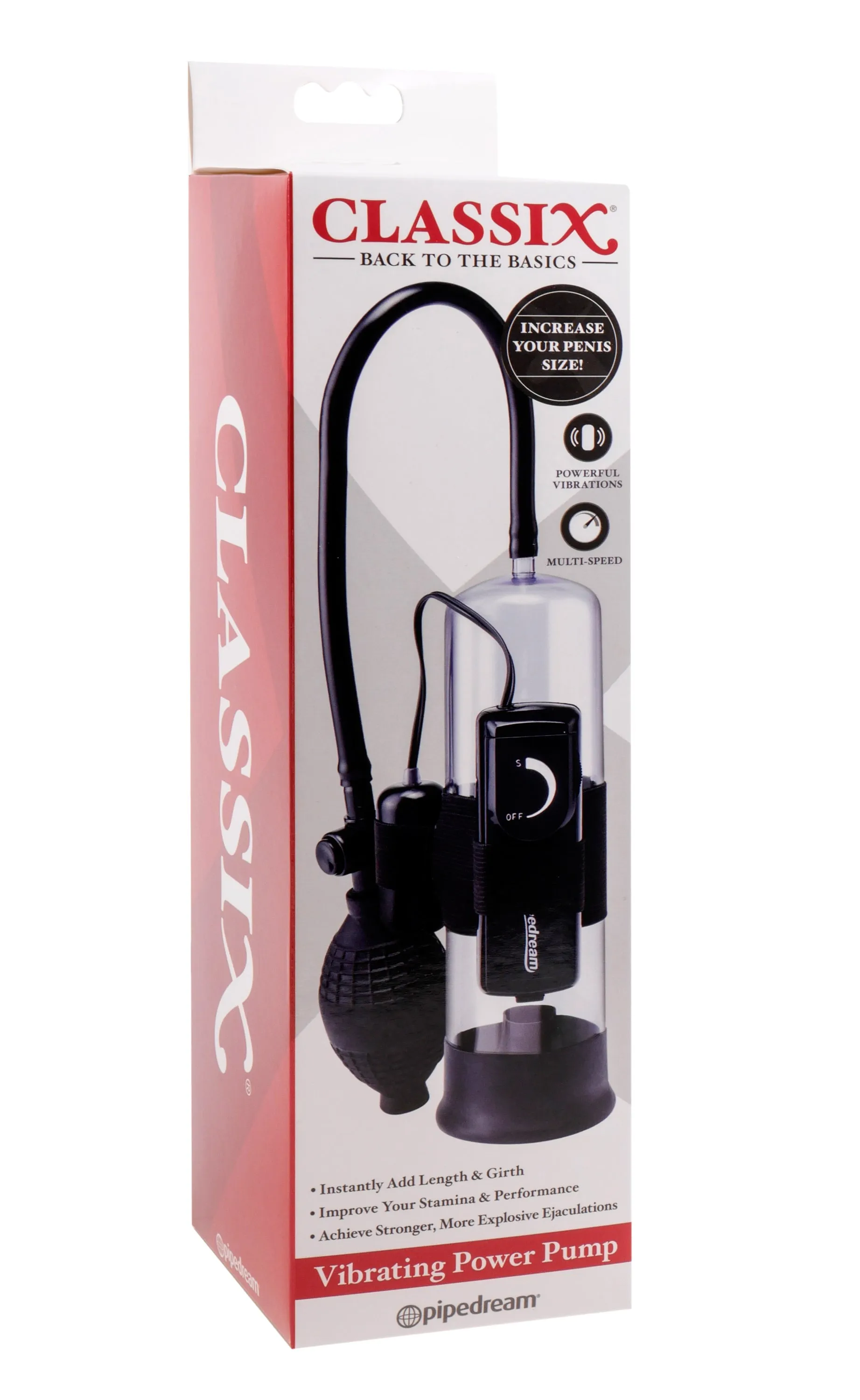 Classix Vibrating Power Penis Pump