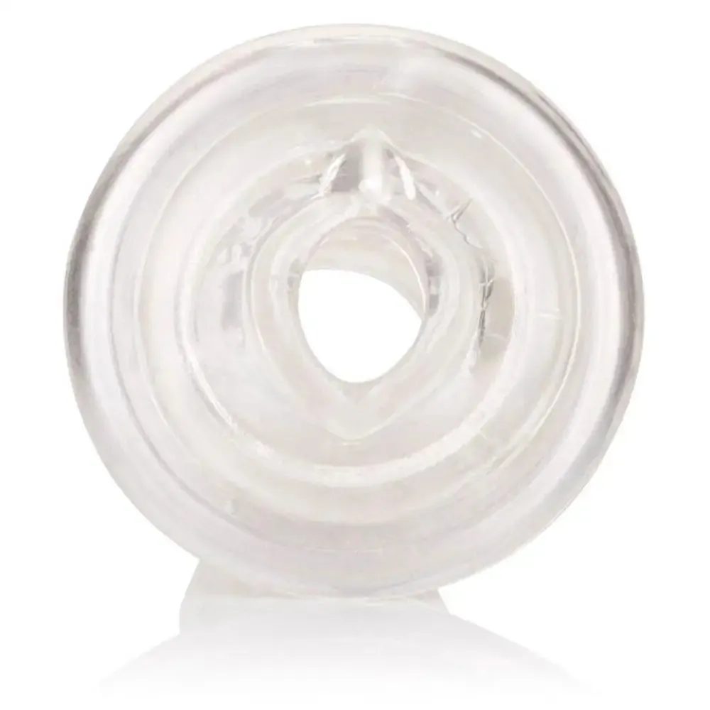 Colt Clear Ultra-stretchy Penis Sleeve Male Masturbator with Stimulating Beads