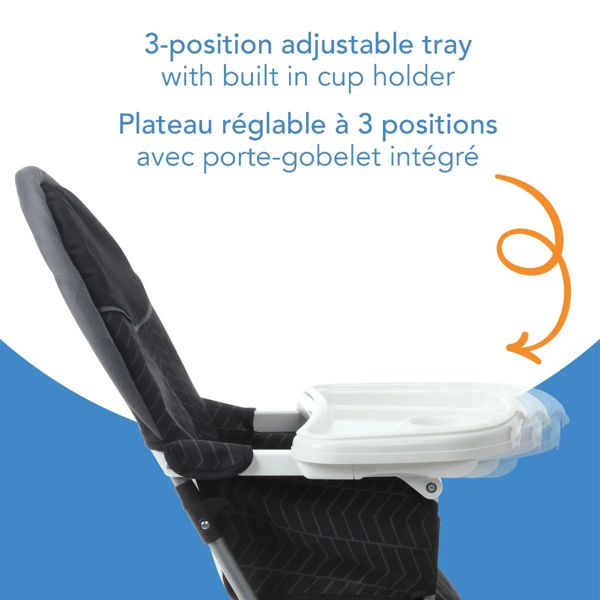 Cosco Simple Fold Highchair- Black Arrow