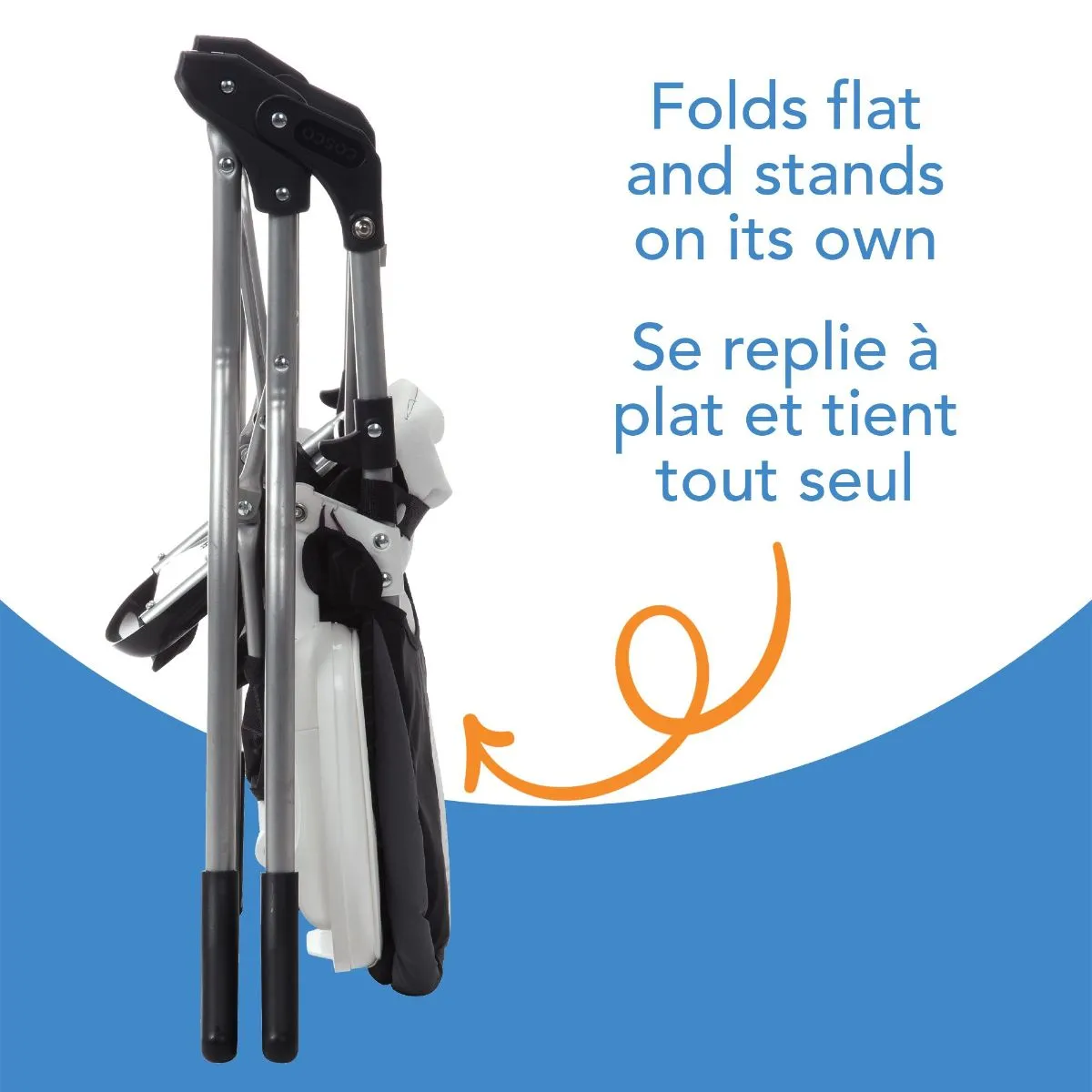 Cosco Simple Fold Highchair- Black Arrow