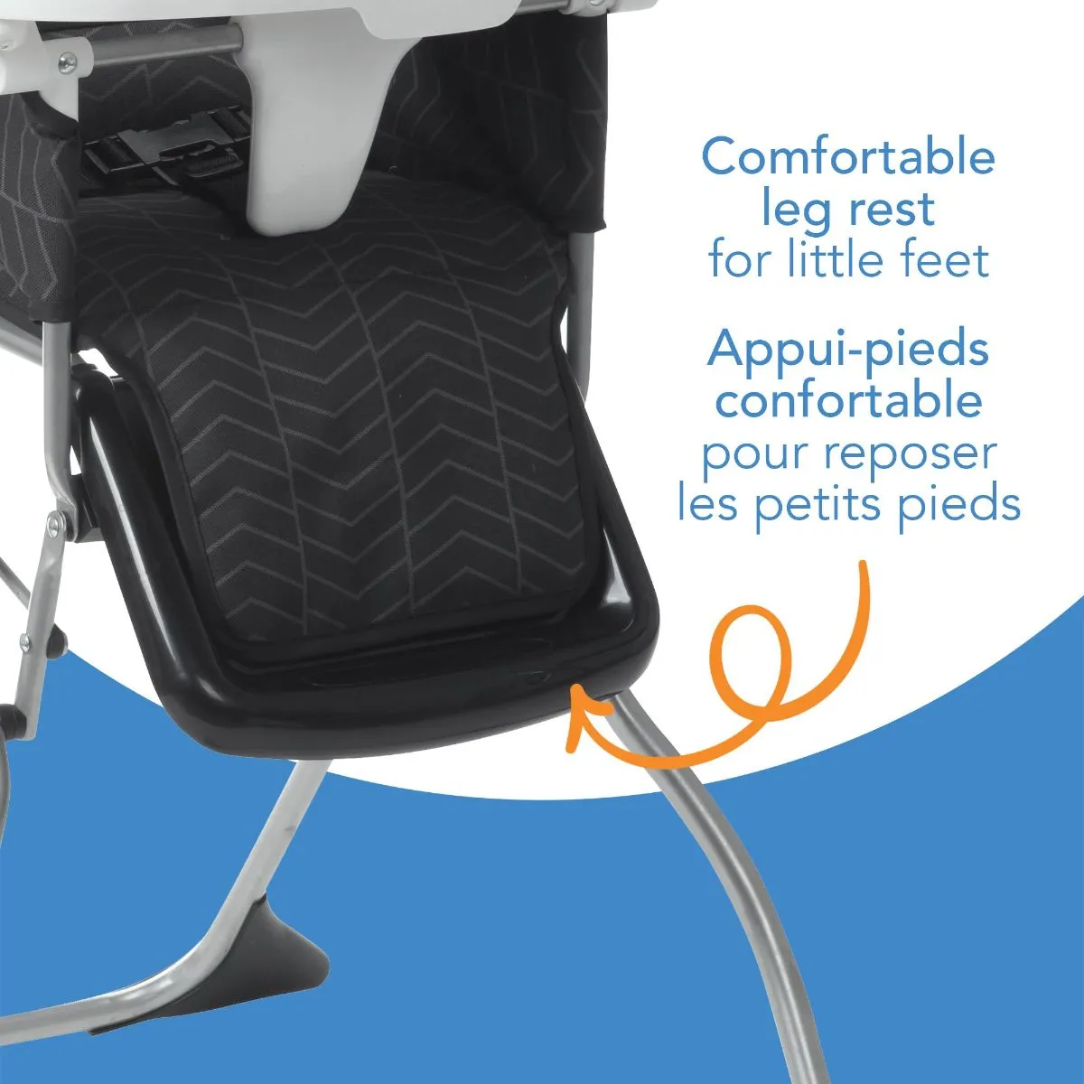 Cosco Simple Fold Highchair- Black Arrow
