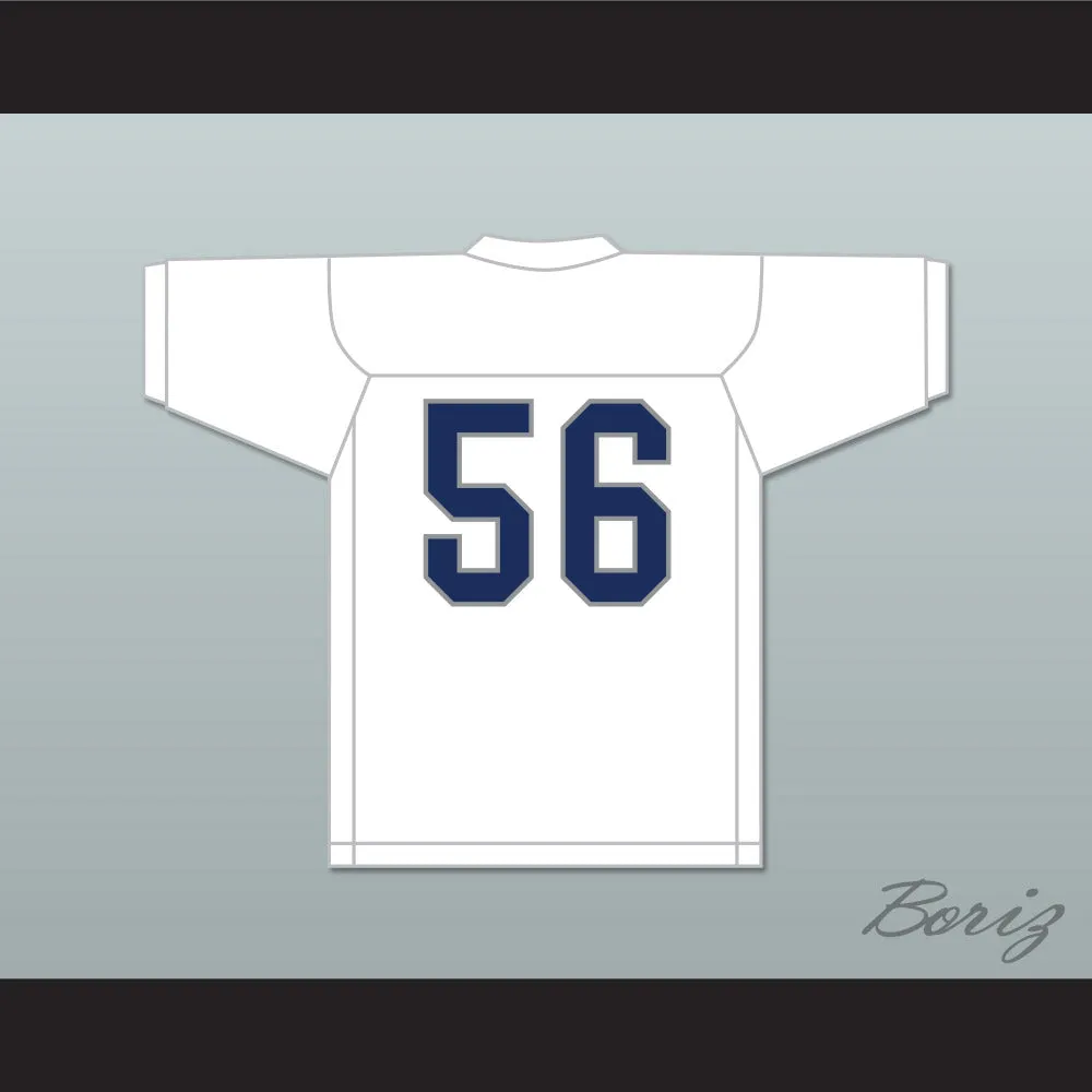 Creed Humphrey 56 Shawnee High School White Football Jersey 1