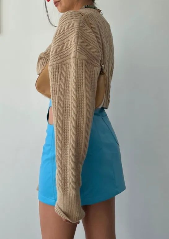 Crewneck Cropped Sweater
