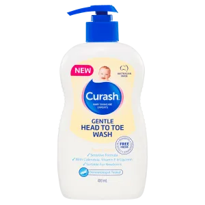 Curash Gentle Head to Toe Wash 400mL