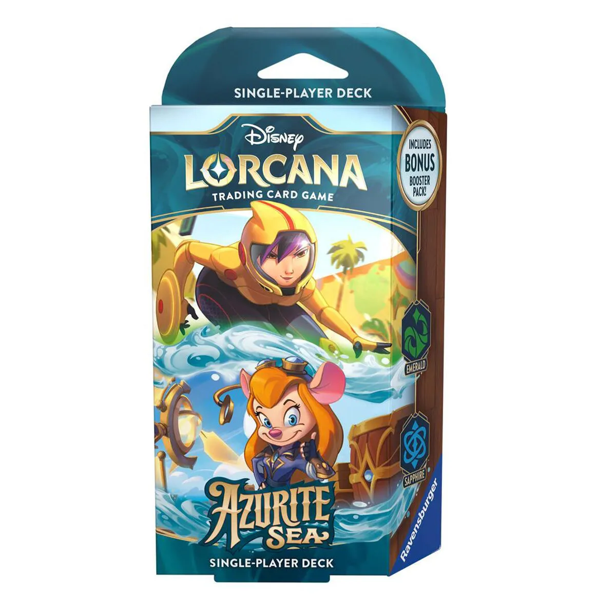 Disney Lorcana TCG Series 6 Azurite Sea Starter Deck (Pair)