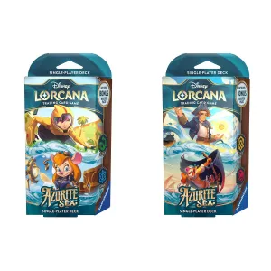 Disney Lorcana TCG Series 6 Azurite Sea Starter Deck (Pair)