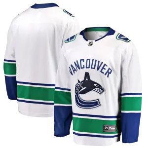 Fanatics Breakaway Senior Away Jersey - Vancouver Canucks White Orca