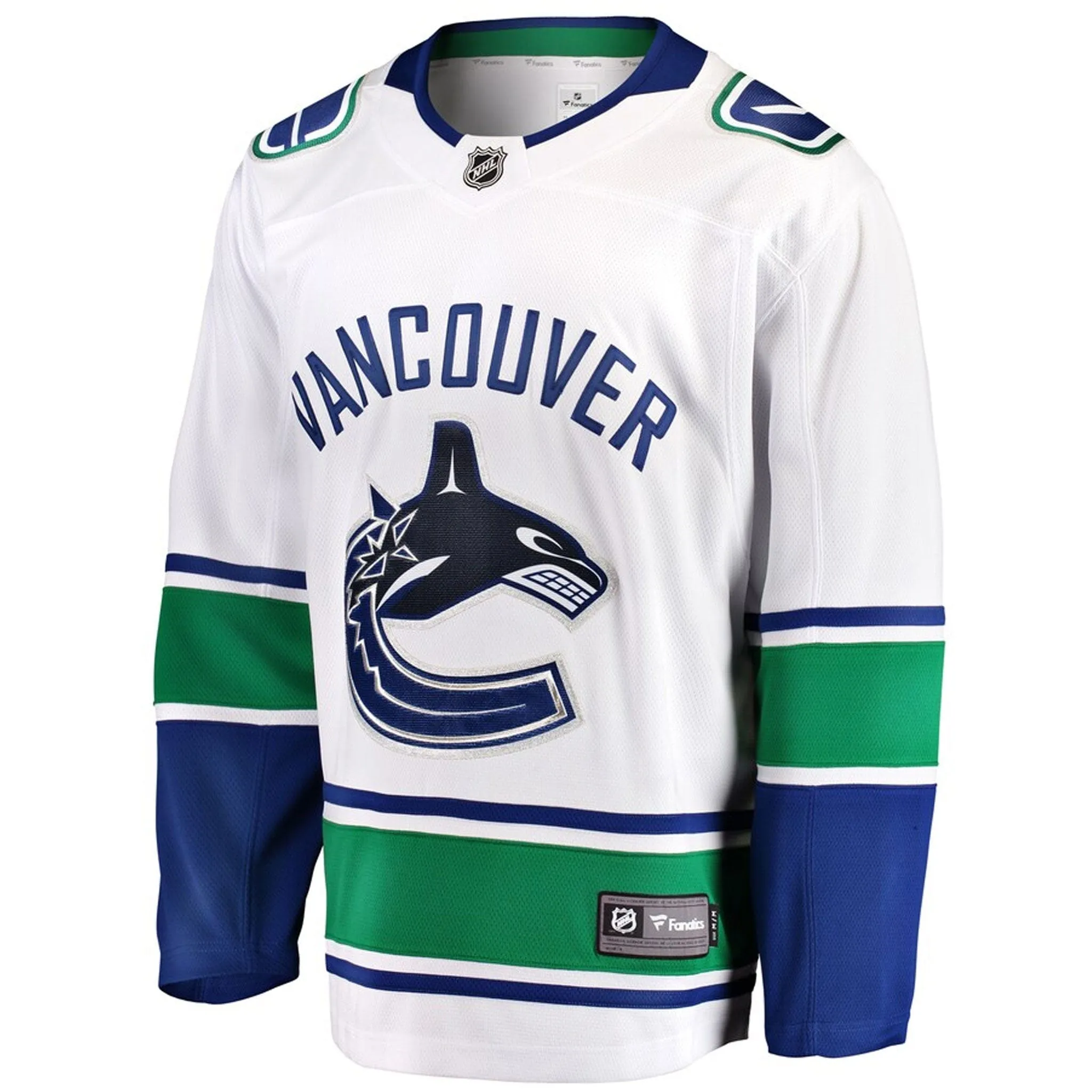 Fanatics Breakaway Senior Away Jersey - Vancouver Canucks White Orca