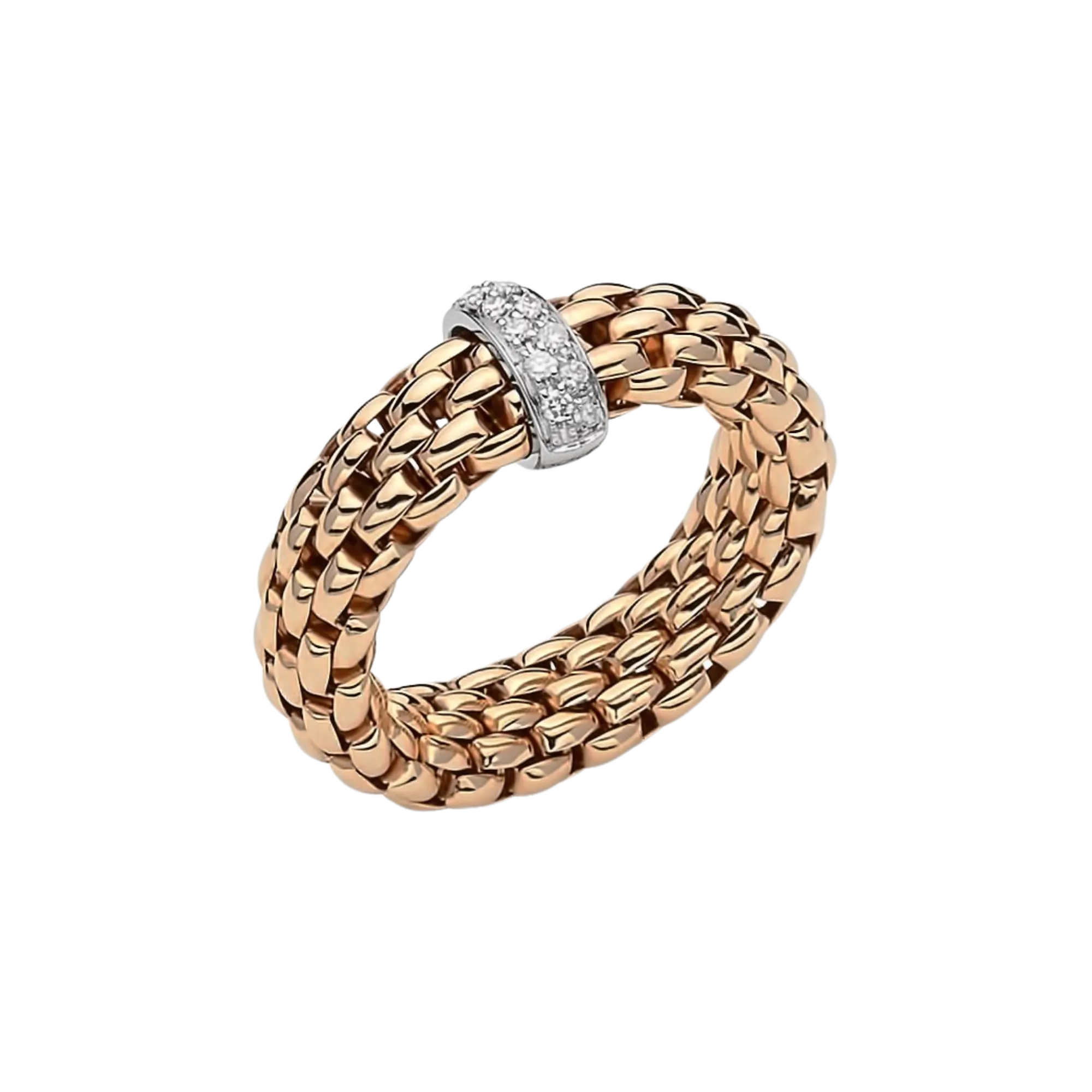Fope Vendome Flex'it ring with diamonds