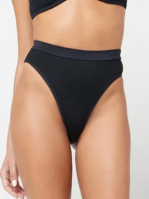 Frenchi High Waist Bottom Black