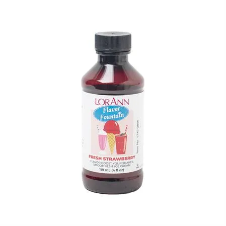 Fresh Strawberry Flavor - 4 oz. - 32 oz.