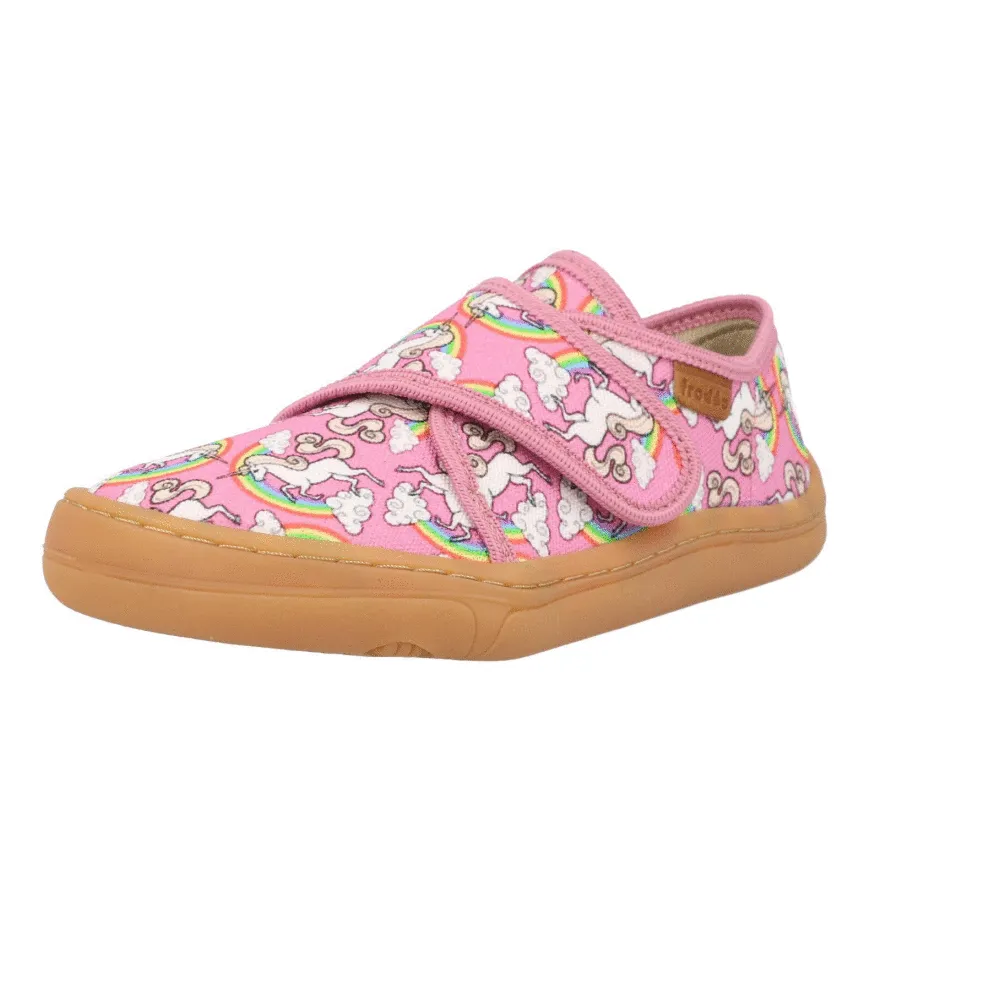 Froddo Barefoot Pink Canvas Slippers