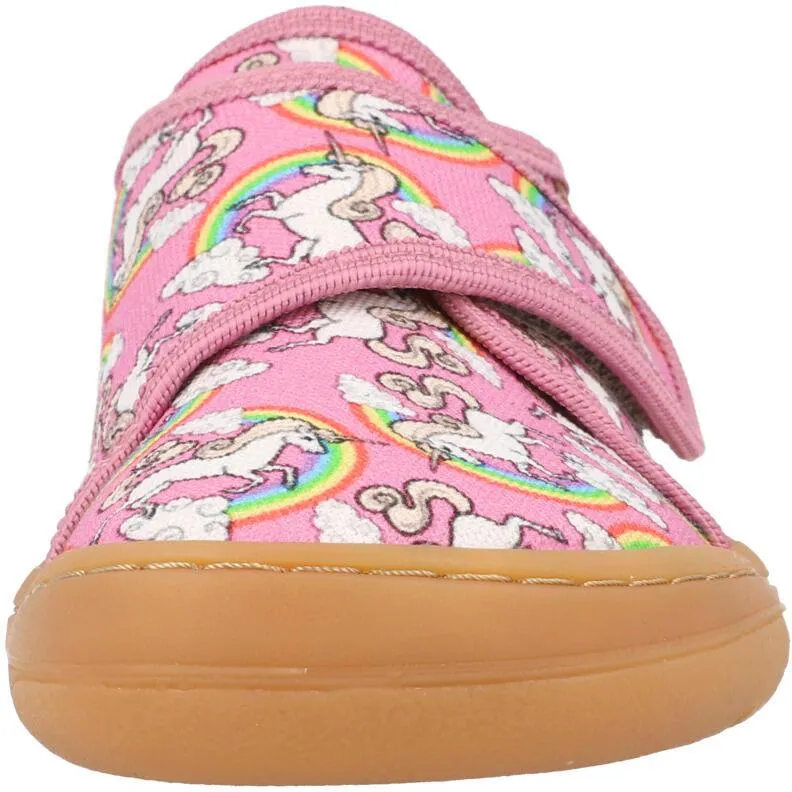Froddo Barefoot Pink Canvas Slippers