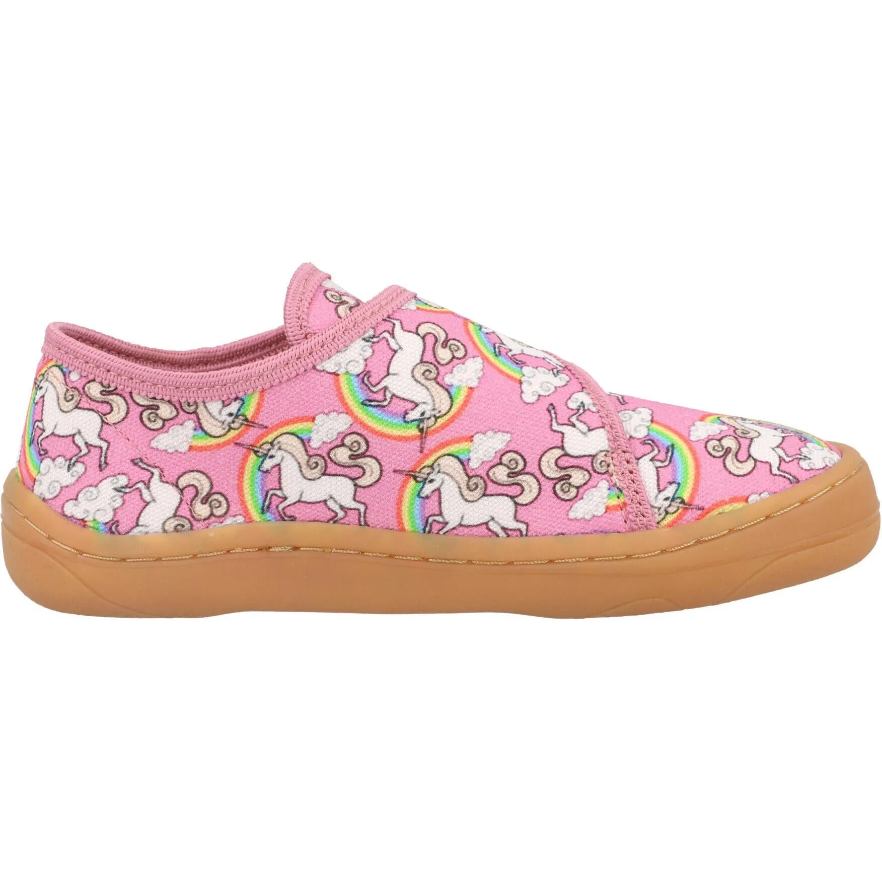 Froddo Barefoot Pink Canvas Slippers