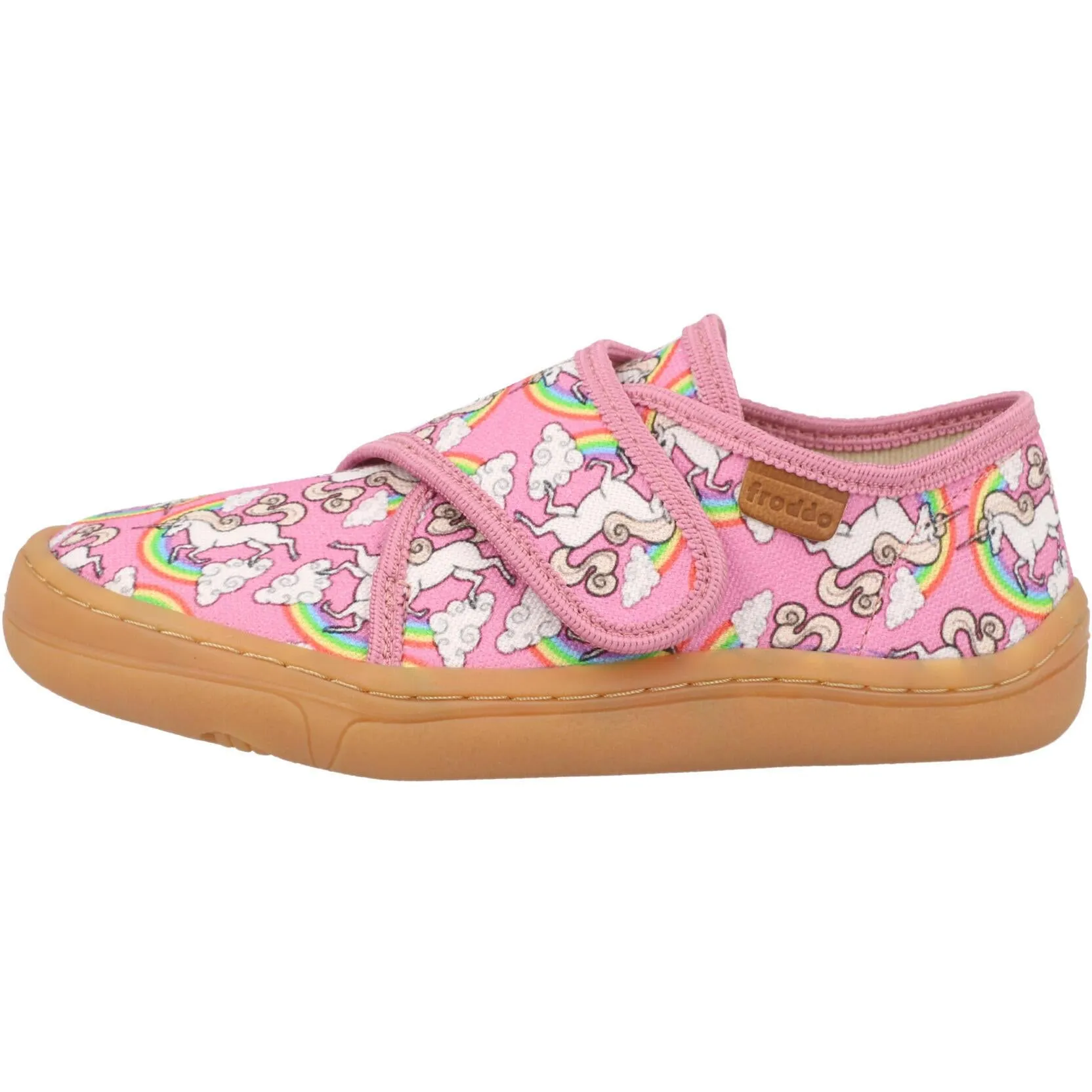 Froddo Barefoot Pink Canvas Slippers