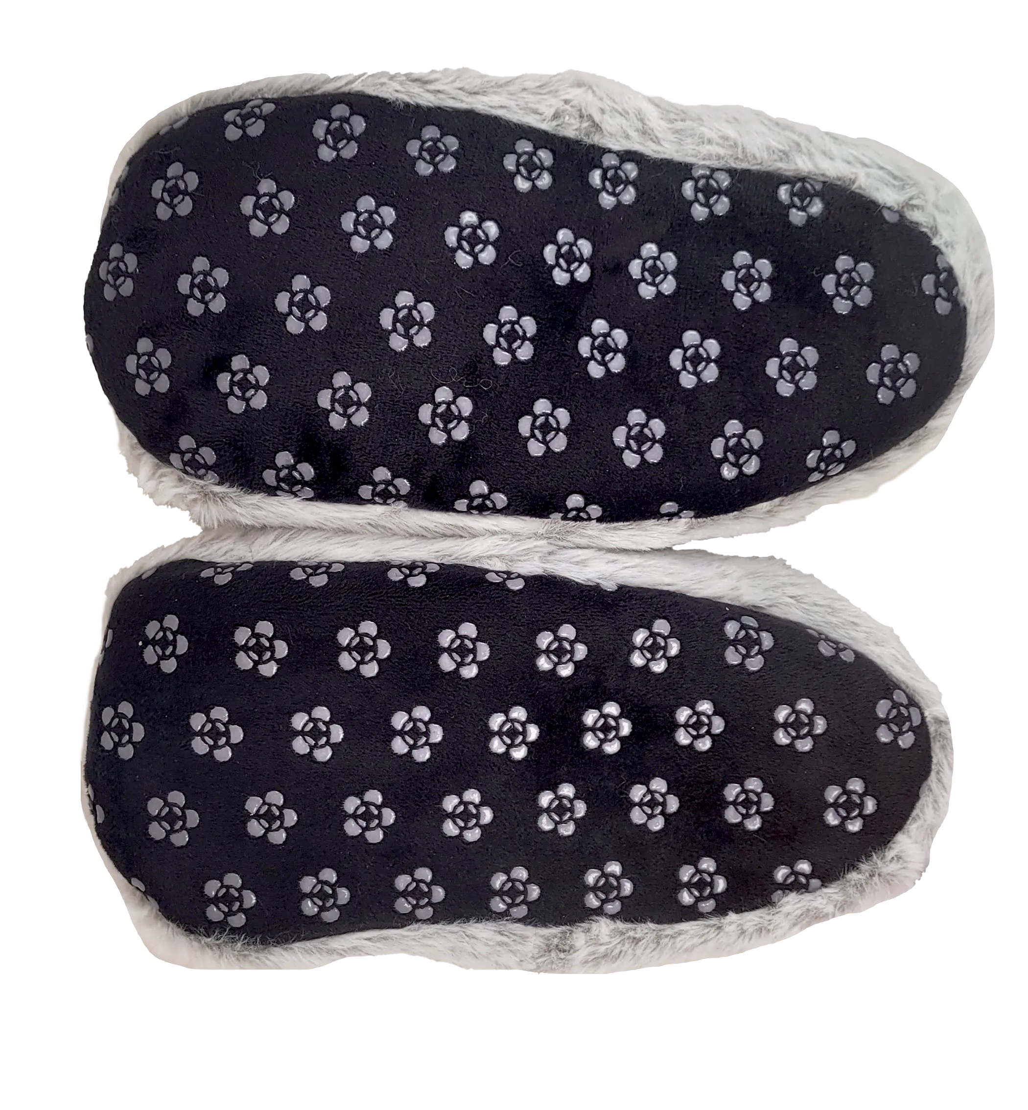 Gray Microwaveable Slippers