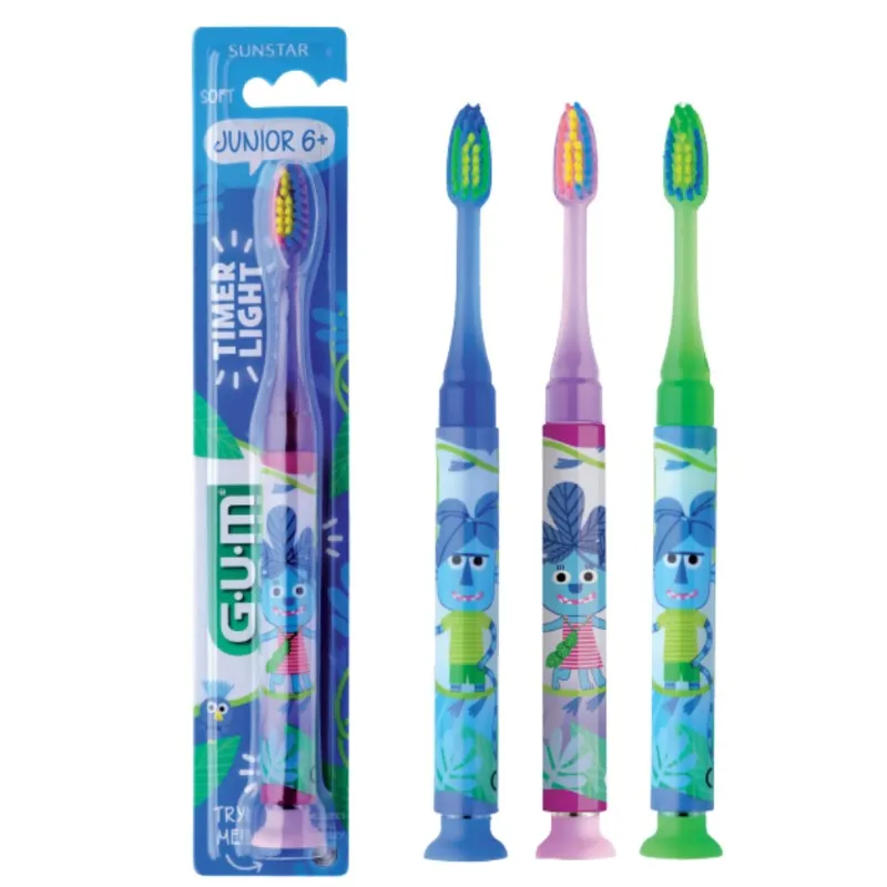 G.U.M:  TOOTHBRUSH JUNIOR LIGHT-UP 6  YEARS: SOFT