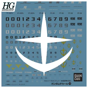 Gundam Decal 30 [HGUC Earth Federation MS 1]