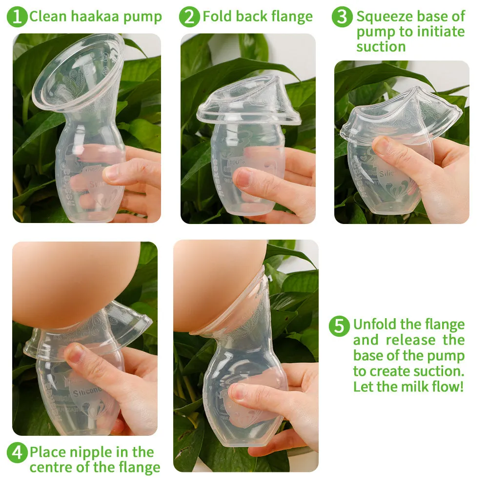 Haakaa Manual Breast Pump 4oz/100ml