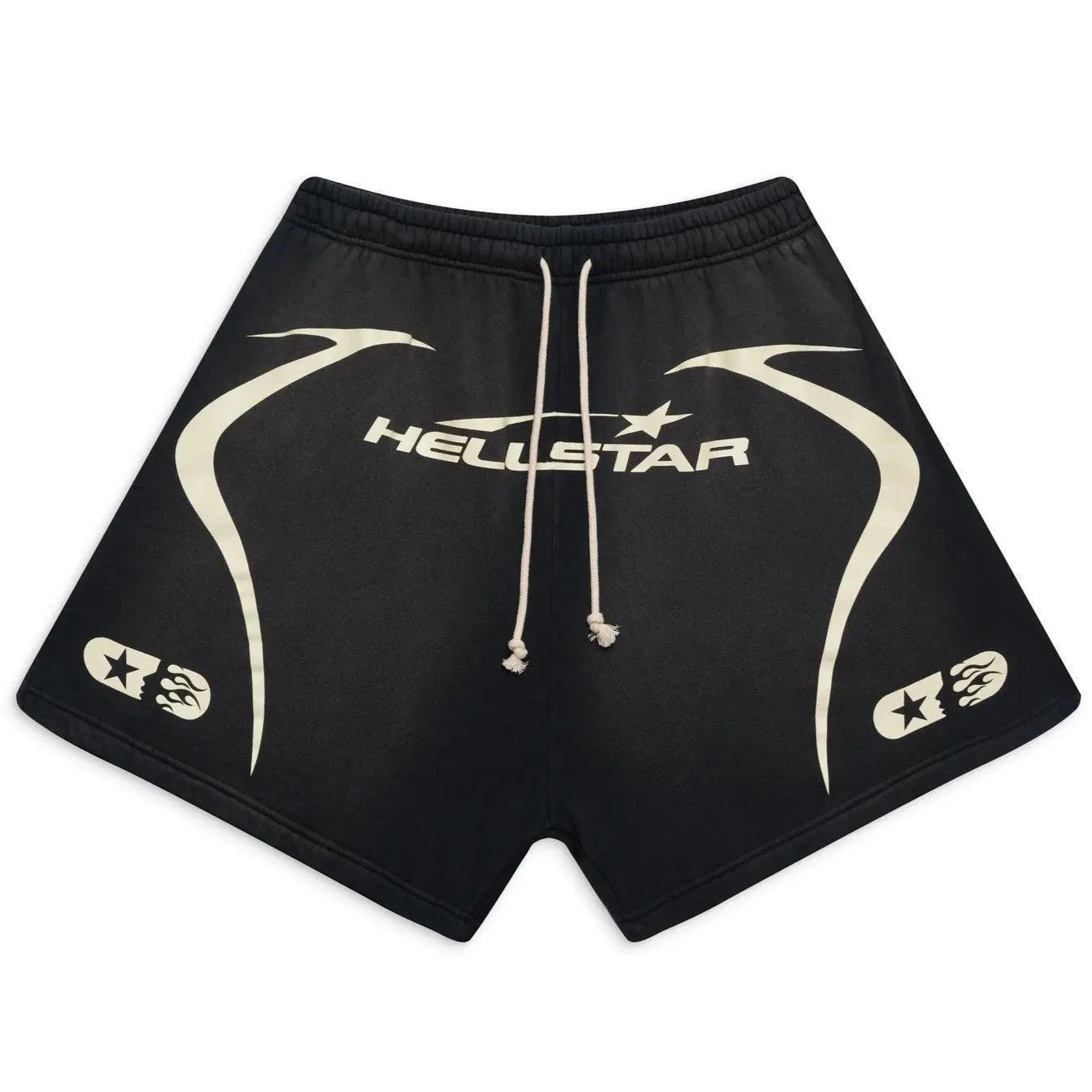 Hellstar Studios Warm Up Shorts Black