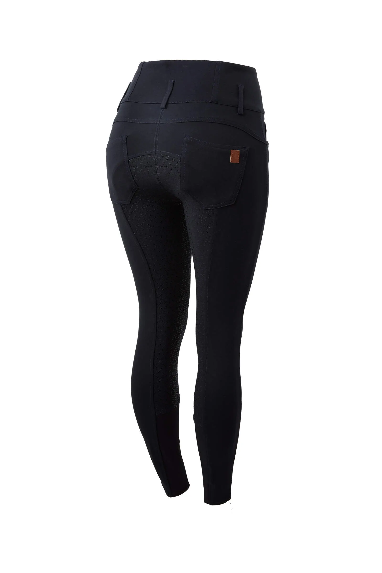 Horze Tara Ladies Breeches Navy Blue
