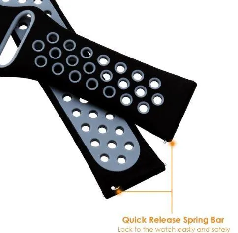 Huami Amazfit Pace | Stratos Soft Silicone Watch Band Replacement Straps
