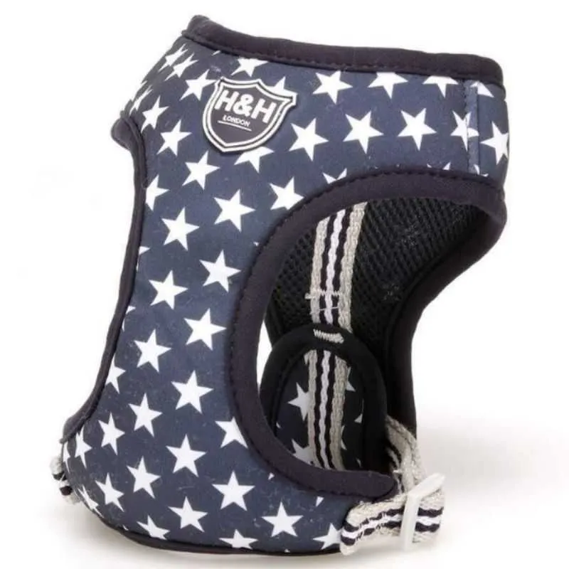 Hugo & Hudson Navy Star Dog Harness