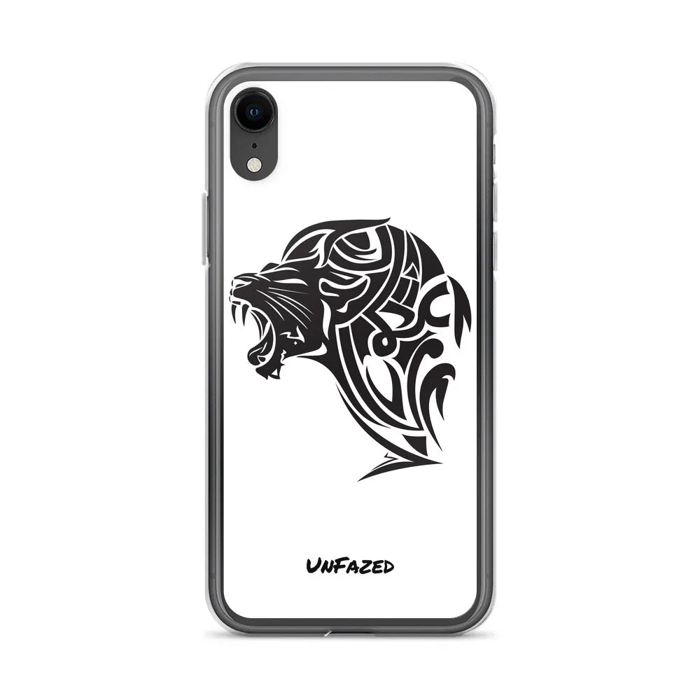 iPhone XR UnFazed Lion Case White