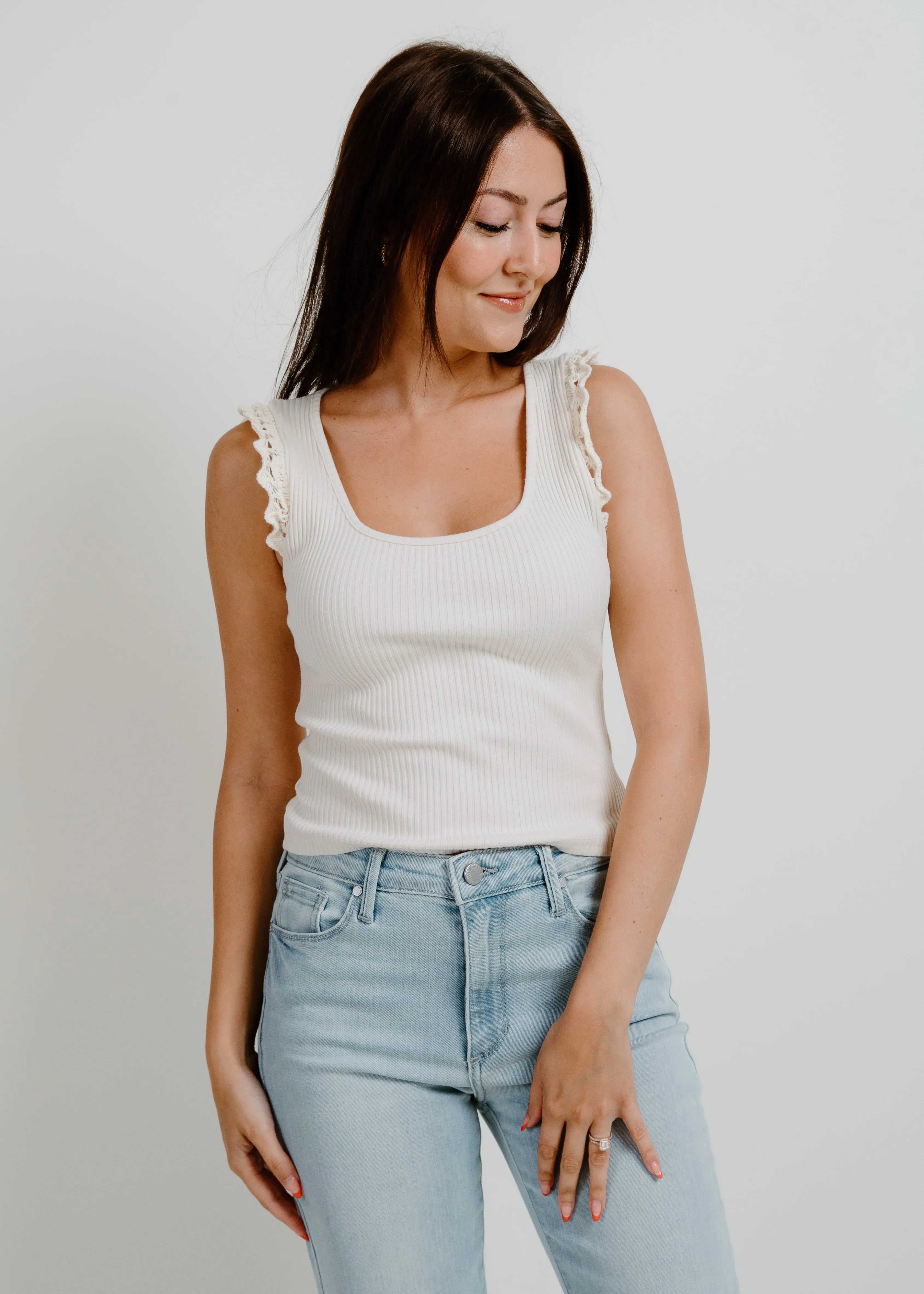 Jackie High Rise Scissor Cut Flare