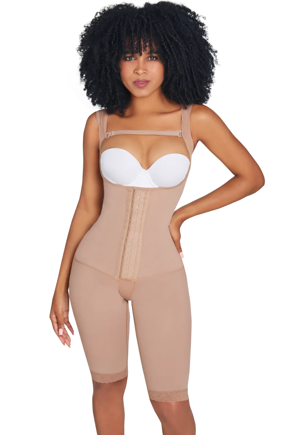 JACKIE LONDON 3020 - Long Body Shaper With Wide Straps