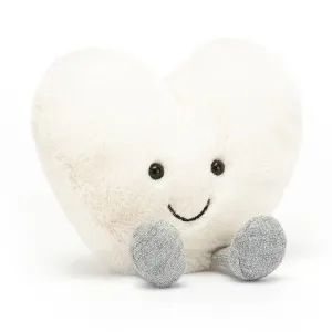 JellyCat Amuseable Cream Heart Small