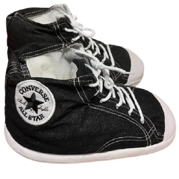 Kids to adult, New With Tags Converse All Star Hi Top Sneaker Slippers OS