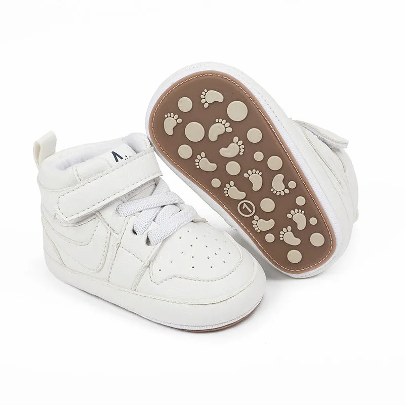 Lace Design High Top Booties