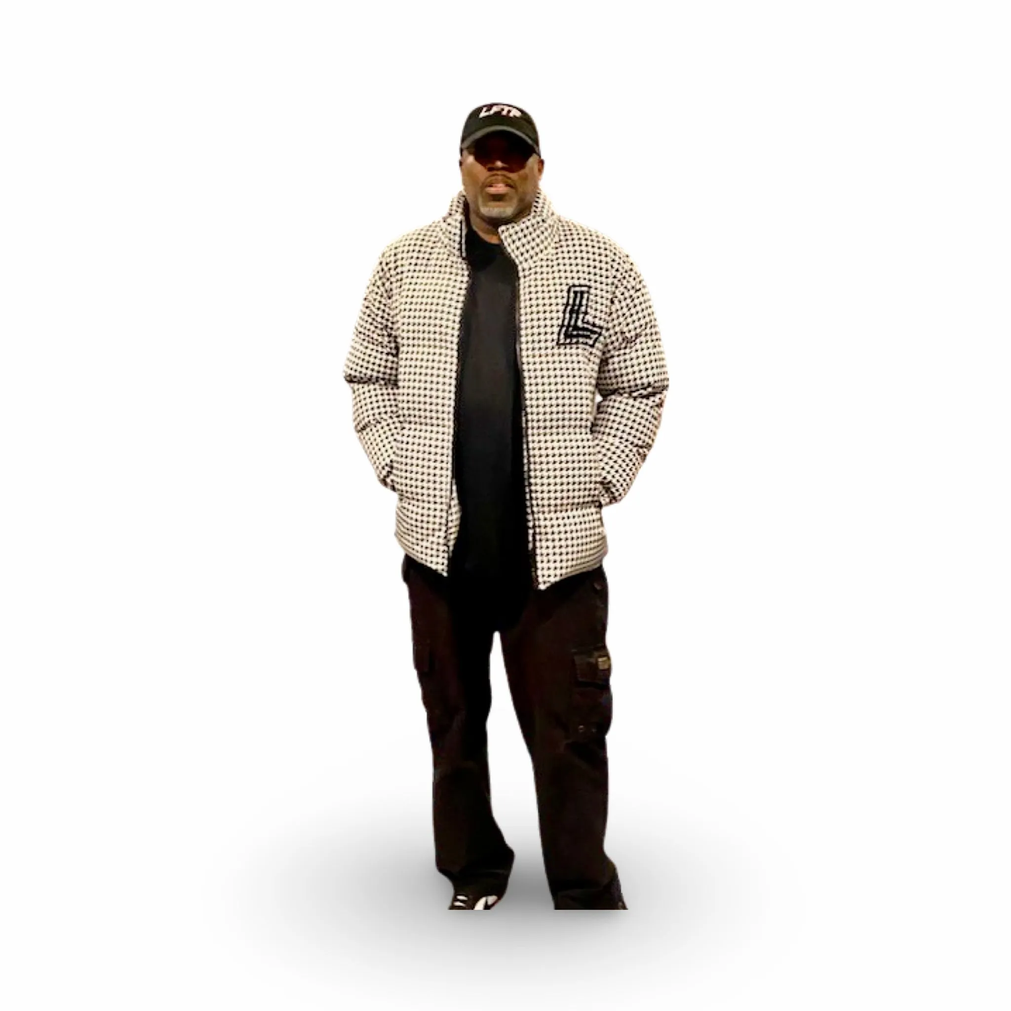 LFTF Houndstooth Bubble Coat