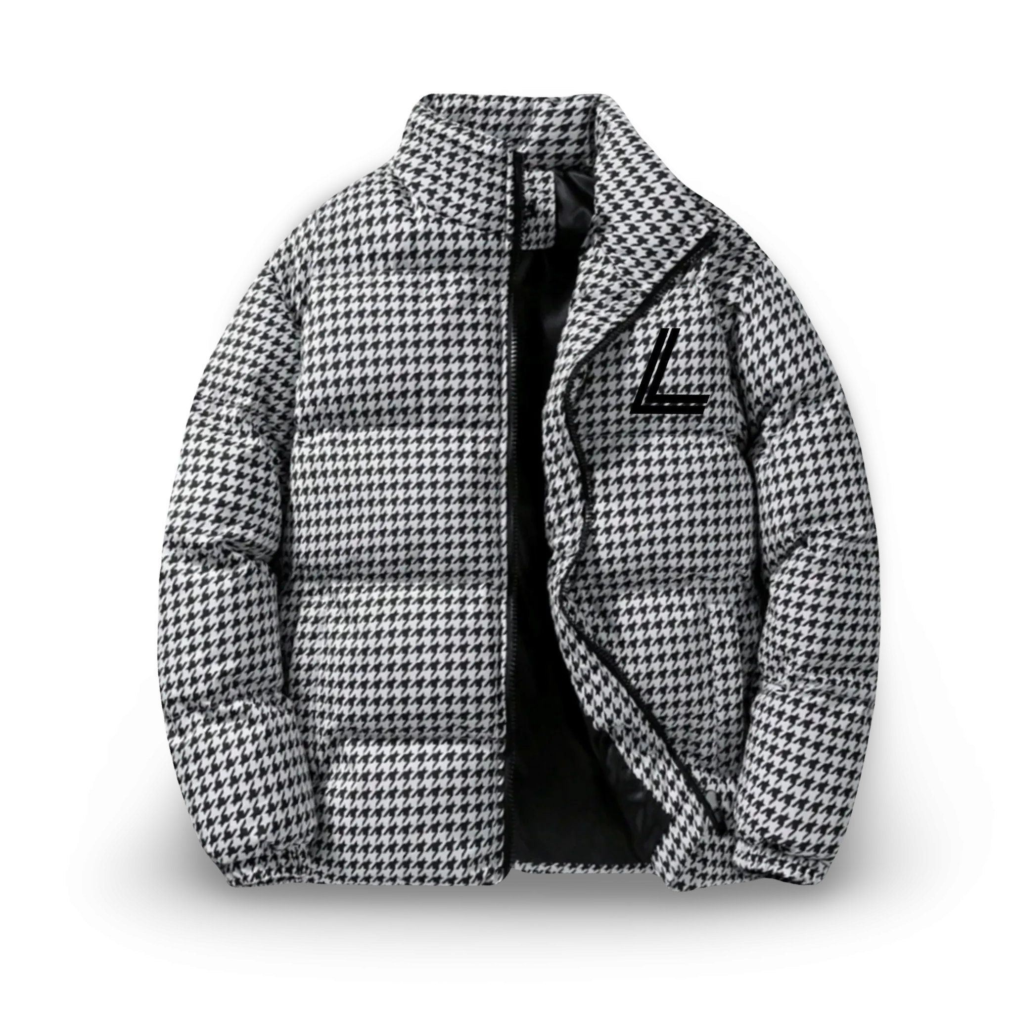 LFTF Houndstooth Bubble Coat