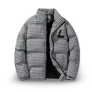 LFTF Houndstooth Bubble Coat